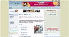 Desktop Screenshot of callingdallas.com